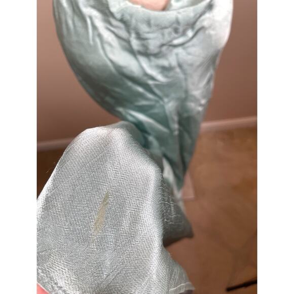 BEC + BRIDGE Malia Cross Back Cowl Neck Seafoam Green Maxi Dress Size 6 - Picture 8 of 10